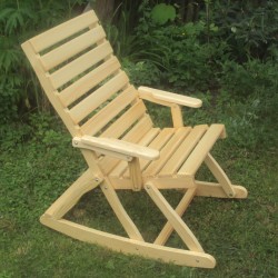 деревянное кресло качалка